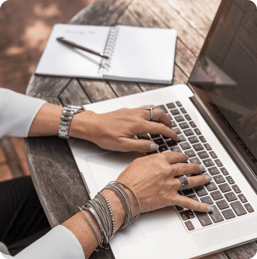 A person making a business structure solutions